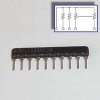 Drabinka rezystancyjna 9x 330K 10-pin