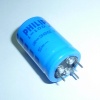 Kondensator elektrolityczny 100uF 385V 85\' 25x40mm PHILIPS (3-wyprowadzenia) [kod#KE018]